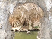 Painshill Park grotto looking out to lake