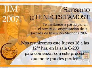Cartel JIM 2007