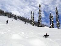 Skiing the Cut Blocks on the East Ridge