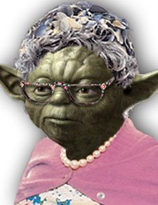 La viejita de Master Yoda llegó de visita