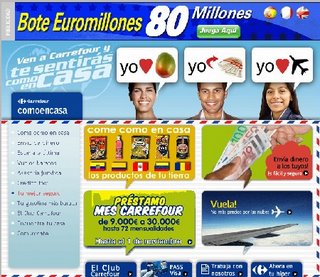 Web de Carrefour para la población inmigrante