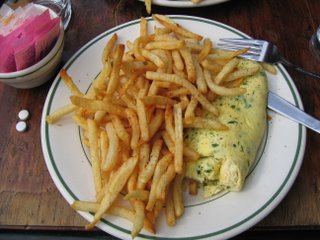 Pastis omelet & fries