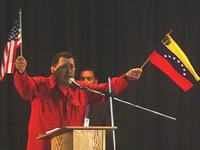 Si escualidos, es verdad, es Chávez en el Imperio, reunido con gente de los EEUU