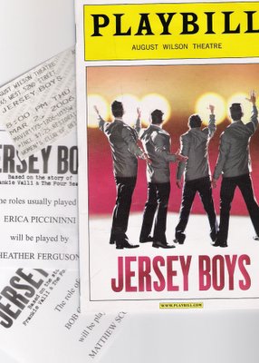 Jersey Boys collage Copyright © 2006 by Anthony Buccino, all rights reserved.