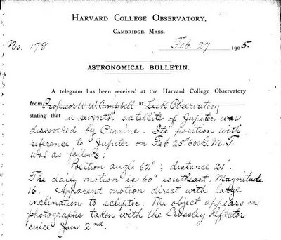 Harvard College Observatory Bulletin no. 178, top 2/3 of page 1