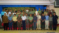 The trainers and trainees from Dep Forestry and other governmental agencies of Jambi province - at the closing ceremony of the STCP/BKSDA organised workshop on law enforcement and wildlife crime