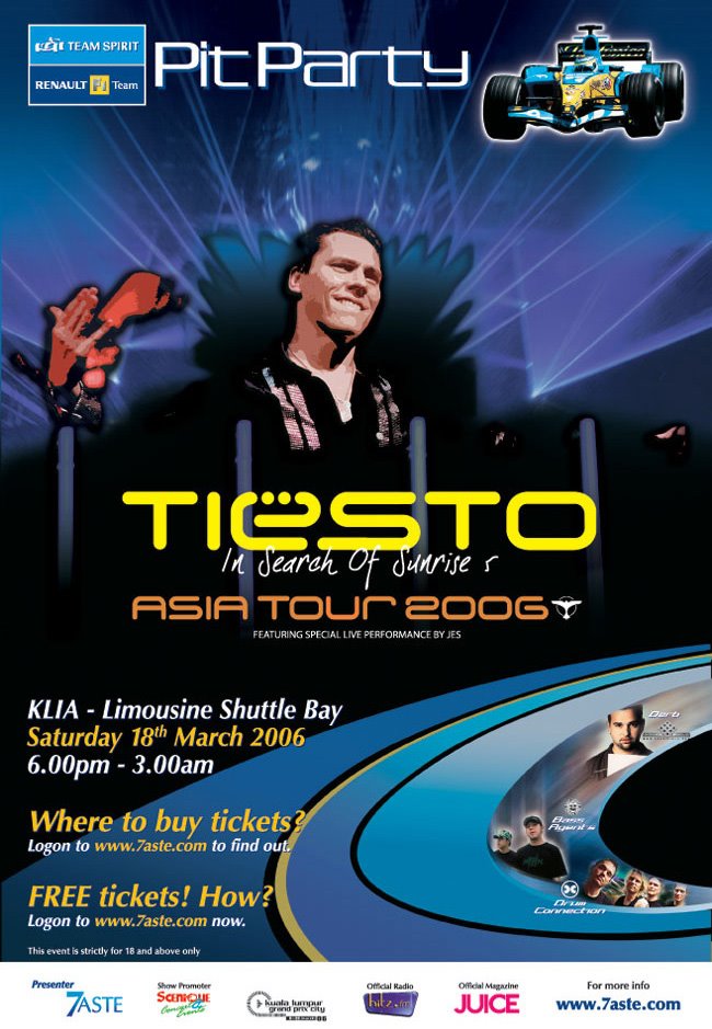 Tiesto Asia Tour 2006