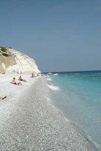 Lalaria Beach in Greece