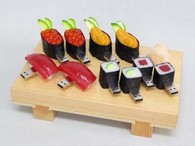 Japanese Sushi shaped USB drives