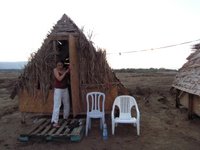 our hut on the Dead Sea