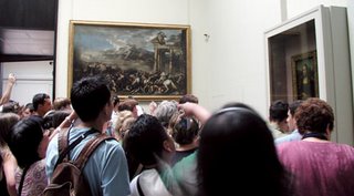 mona lisa's crowd