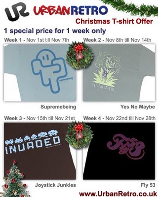 UrbanRetro Christmas T-shirt Offer