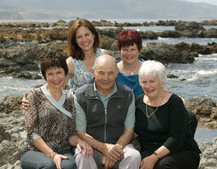 Mate and Danica Sevelj and their three daughters: Marica, Diana and Valentina.
