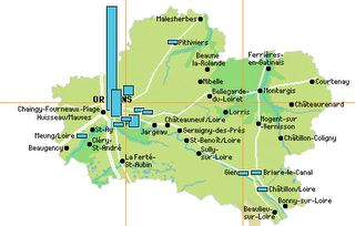 répartition des équipes MCC dans le Loiret en 2005