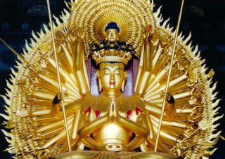 Golden Bodhisattva, Beijing -- Photo by El-Branden Brazil
