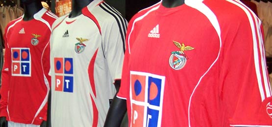 Desportugal: Novos Equipamentos do Benfica 2006/2007