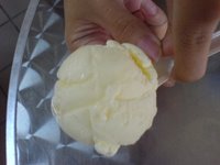 the vanila ice-cream