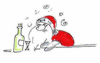 weihnachtsmann cartoon