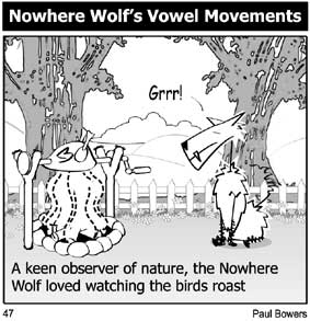 The Nowhere Wolf's Vowel Movements - Volume One: Numbers 1 - 36 - $9.99+s&h