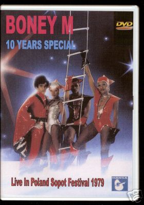 BONEY M DVD COLLECTION: BONEY M DVD 1979 SOPOT FESTIVAL LIVE IN POLAND  CONCERT