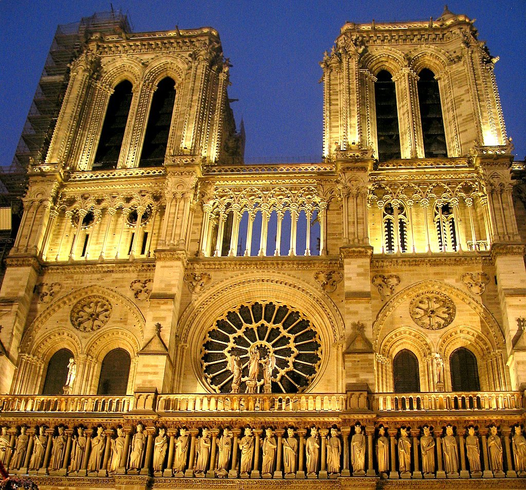 Postcards From Abroad: Paris, France, 24 Dec 2003: Notre Dame de Paris  Christmas Eve Mass
