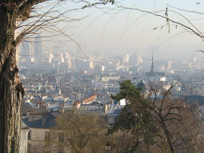 View from butte Montmartre