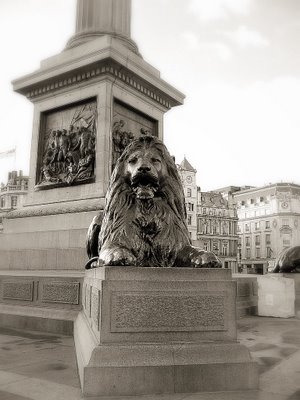Lion Statue, Nelson's Column