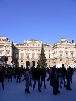 Skaters at Somerset House