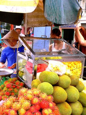 Fruit Seller: Rambutans & Jackfruits