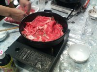 cooking sukiyaki