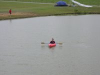 Matthew in the kayak