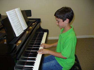 I love playing the piano