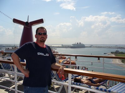 Here we are leaving Port Canaveral