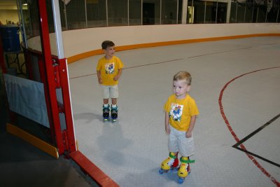 Colby had to convince Shane to skate.