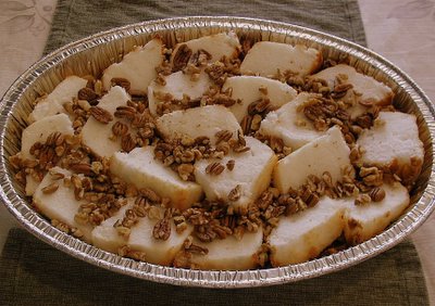 Angel Food Cake & Nuts Layer