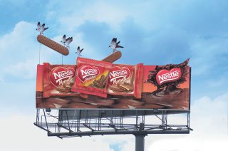 nestle billboard