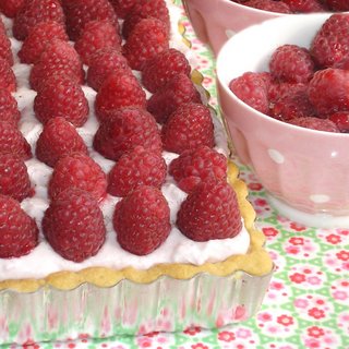 Tarte italienne mascarpone & framboises