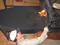 Jim C - at the coal forge