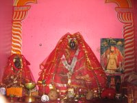 Hindu shrine at the top of the Jalori Pass