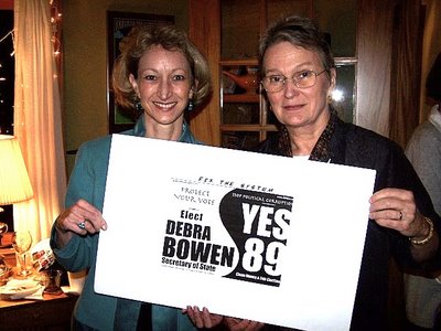 Debra Bowen, Loni Hancock, Proposition 89