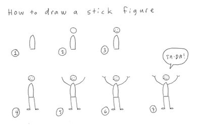 stick figure the thinker