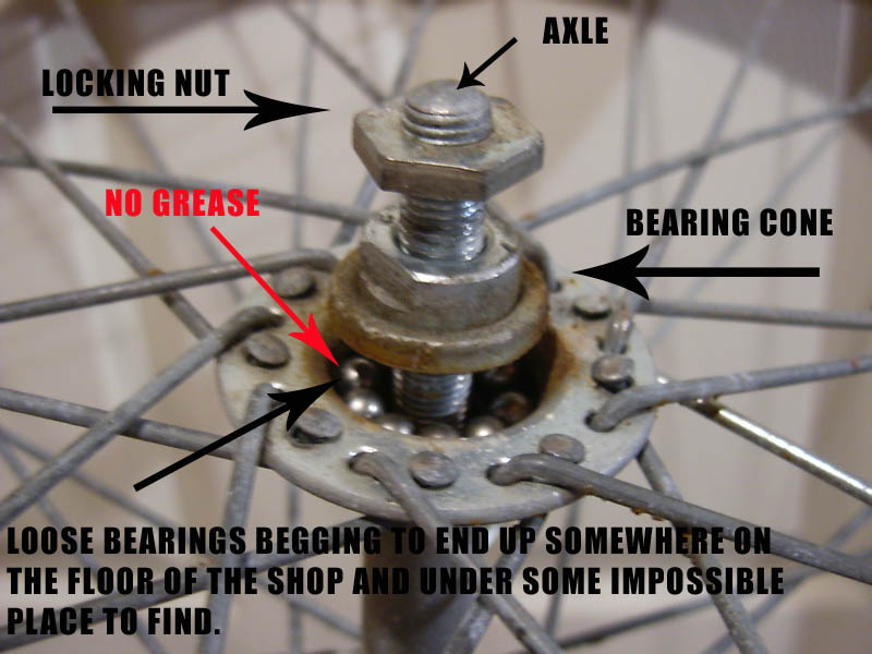 ball bearing grease bicycle