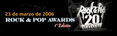 Rock & Pop Awards 1º Edición