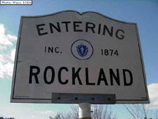 Entry Sign, Rockland, MA