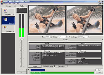 Windows Media Encoder Interface