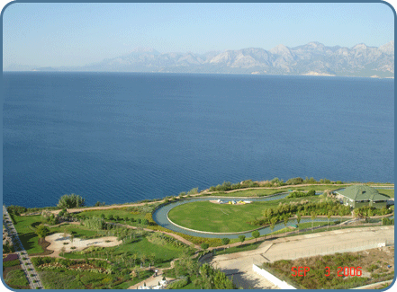 View from my room at the Marmara Hotel, Antalya