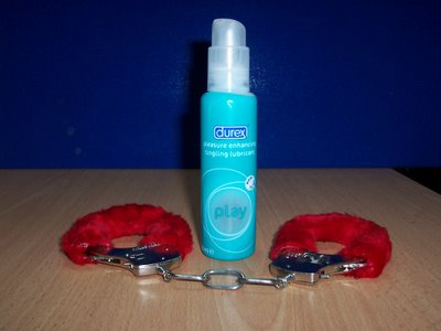 Handcuffs & Lubricant? Thank you God!