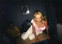 Sloppy Drunk Teen Boob Slips Out With Friends