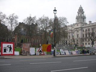 Protest in Parliament Square