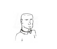 drawing sketch doodle art lo-fi man person unspecific unknown sad